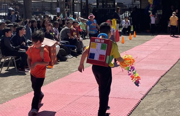 DESFILE MATERIAL RECICLADO